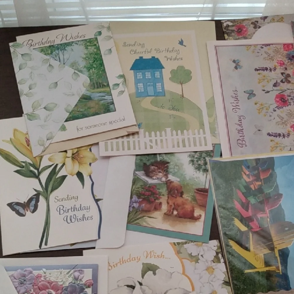 Bundle 30 Assorted Greeting Cards with Matching Envelopes For Various Occasions
